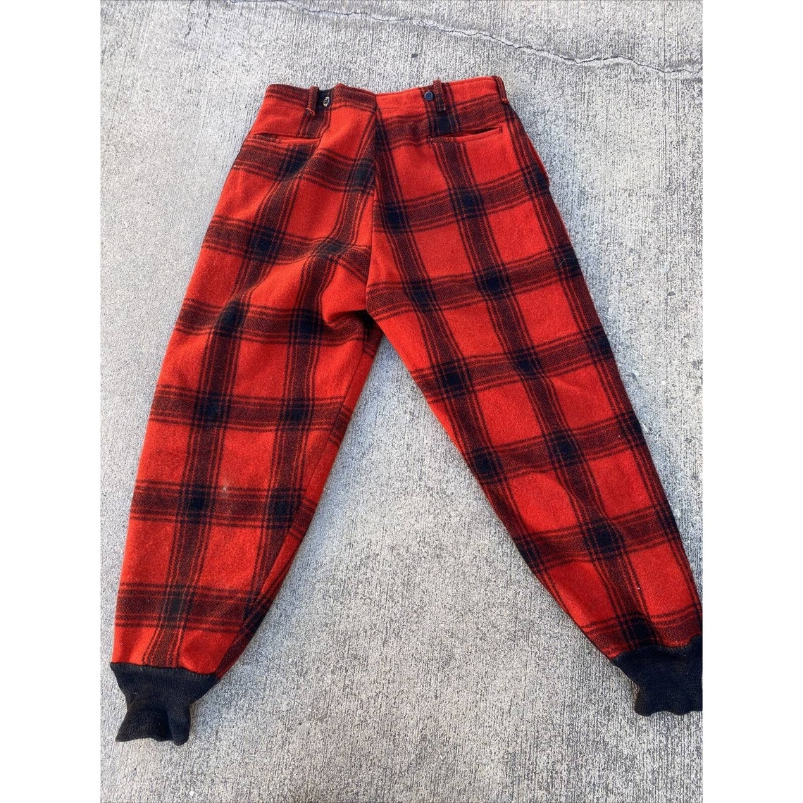 Vintage Northway Hunting Buffalo Plaid Men's 34x30 Pants | Etsy