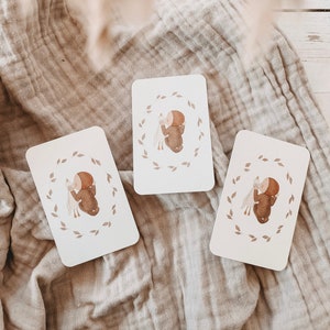 Mini-Karten 3er Set - Naturpapier