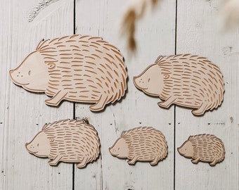 Hedgehog | Wall decoration | 5 sizes | Dimensions in the item description