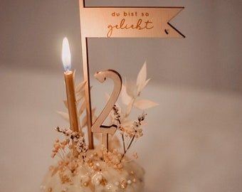 Caketopper number individually