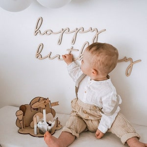 Großer Schriftzug - Happy Birthday