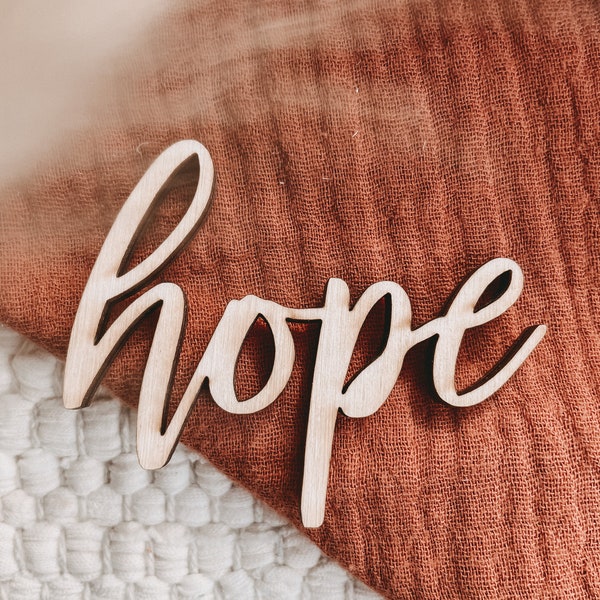 Schriftzug - hope