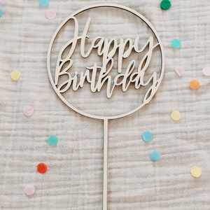 Cake topper HAPPY BIRTHDAY image 6