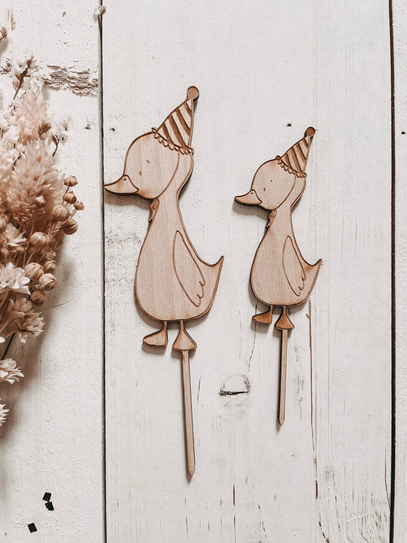 Cake topper goose in 2 sizes image 1