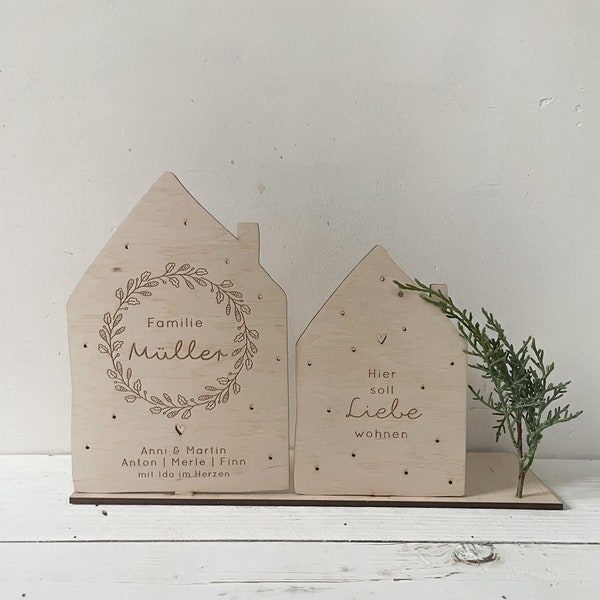 Cottage Set Family Personalized