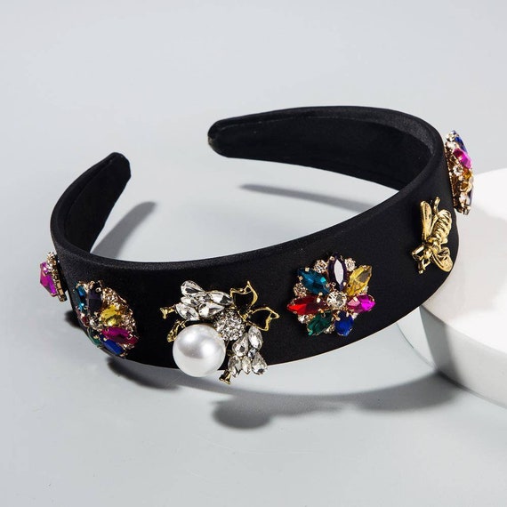 Rhinestone Bee Headband - Etsy Australia display picture 3