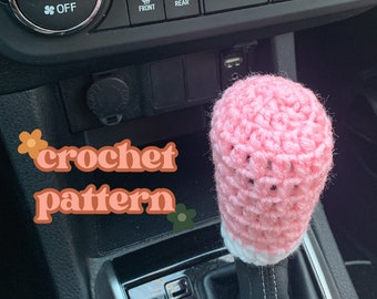 Gear Shift Cover Crochet PDF Pattern / Car Accessories / Gear Shifter