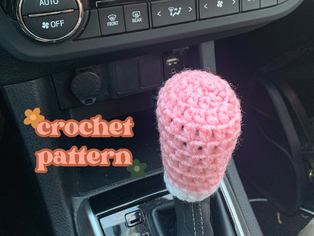 Gear Shift Cover Crochet PDF Pattern / Car Accessories / Gear
