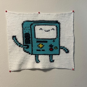 BMO Adventure Time Crochet Tapestry Pattern