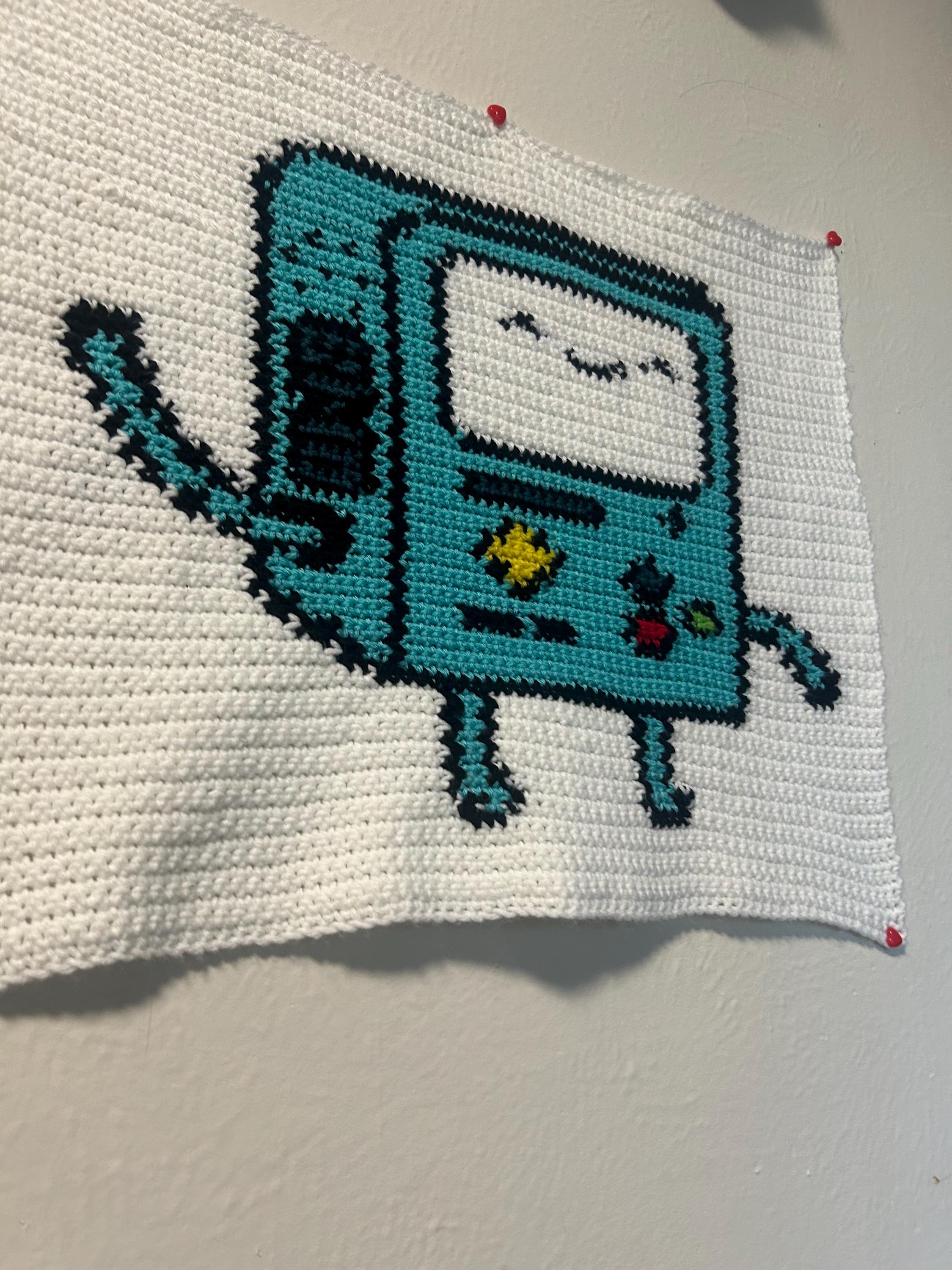 BMO Adventure Time Crochet Tapestry Pattern - Etsy