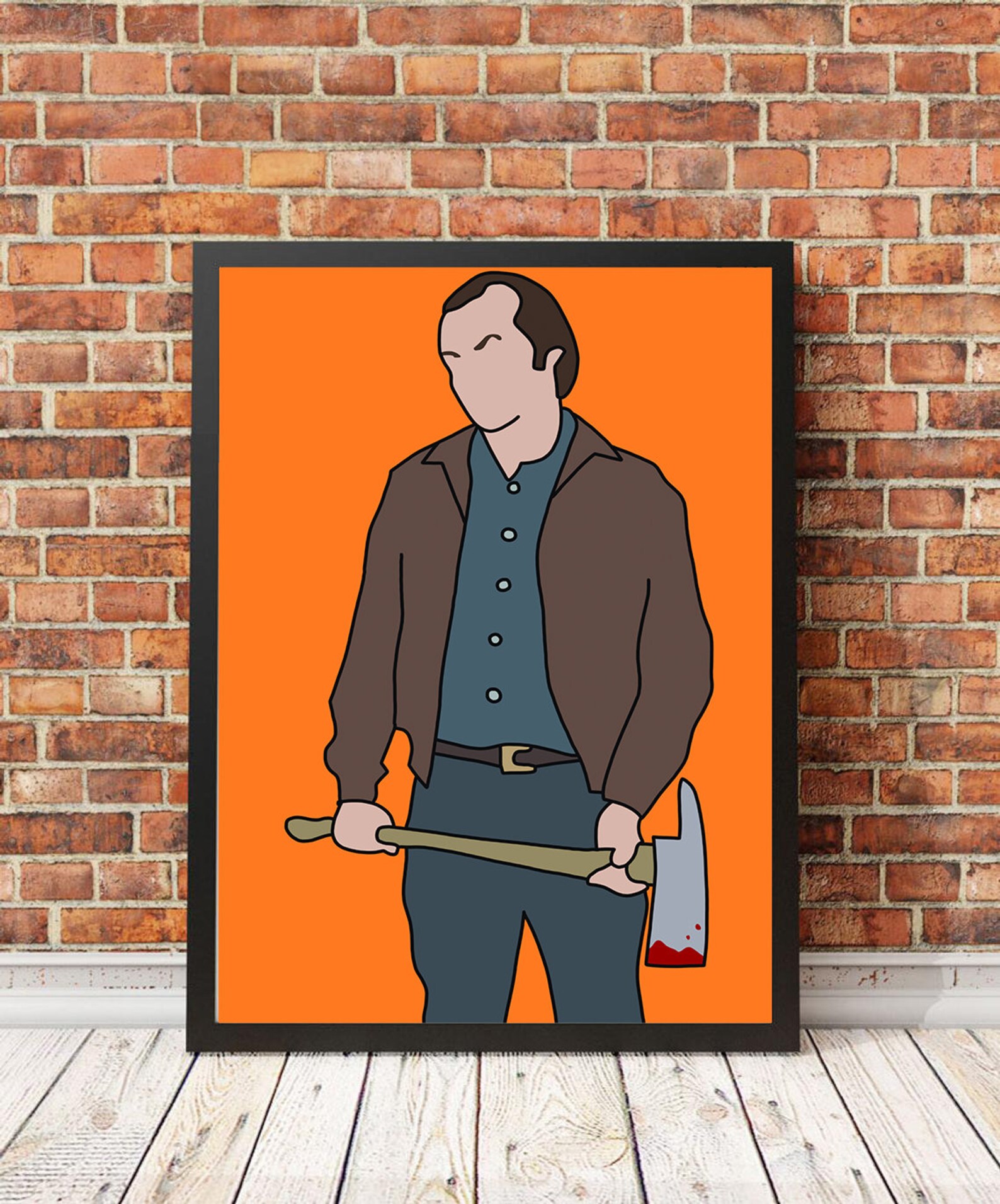 Jack Torrance The Shining With Axe Art Print Etsy