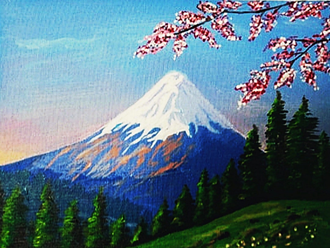 絵画 fuji Japanese Art Print 