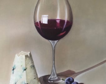 食べ物の静物画キャンバスアート：キッチンダイニングの壁装飾