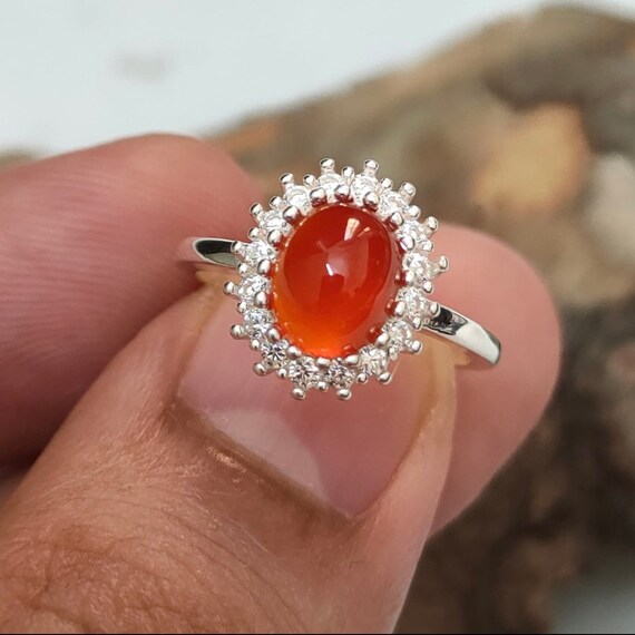 Certificate Included Yemeni Aqeeq Akik Agate Ring Shefat Al Abd Habshi  Blood Color Under Light Real Silver 925 شفت العبد الحبشی الیمنی - Etsy