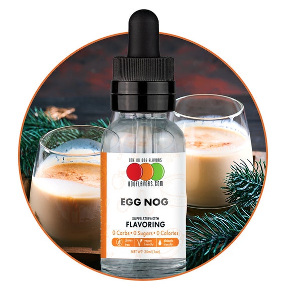 Egg Nog Flavored Liquid Concentrate Etsy UK