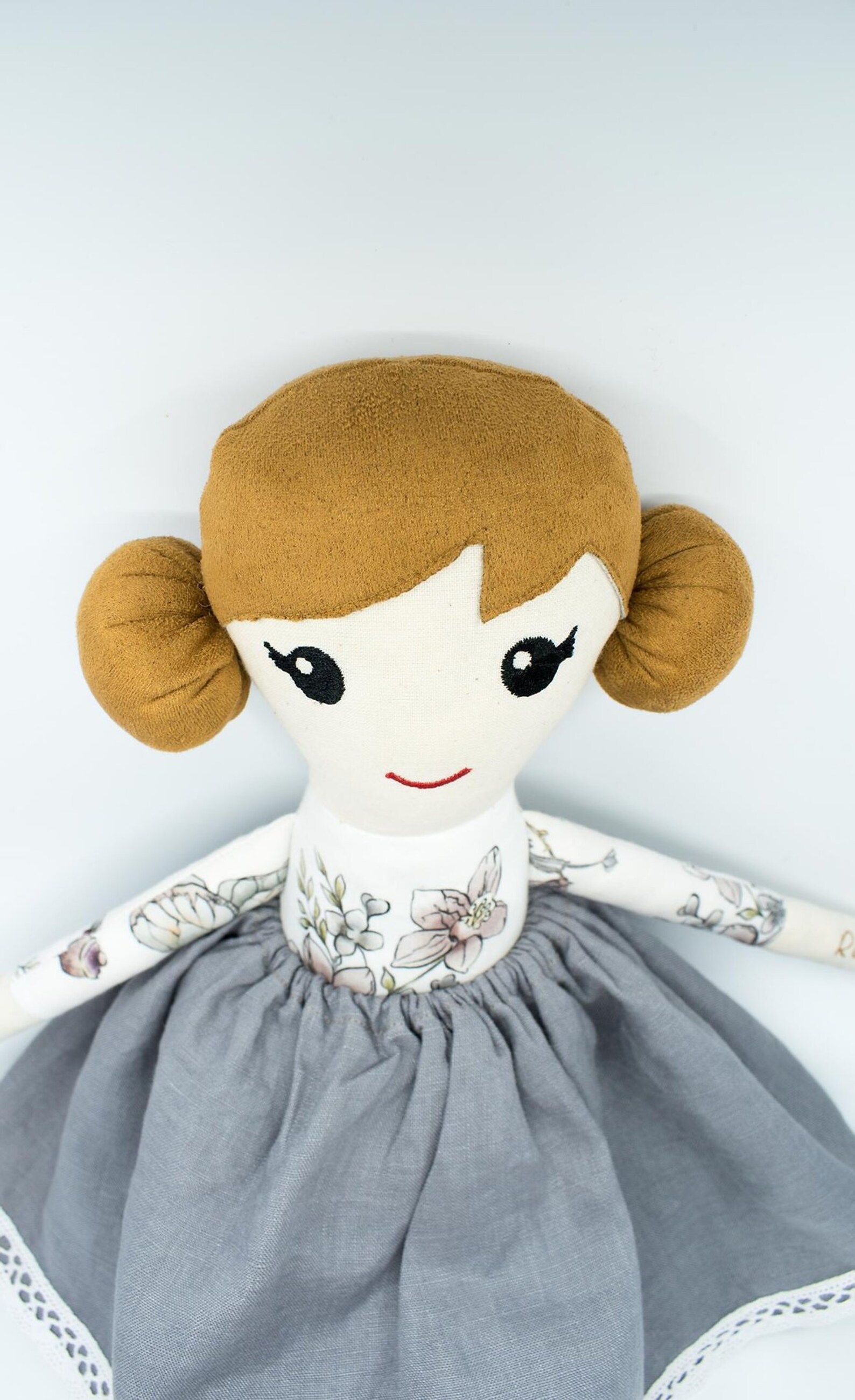 Handmade cloth doll stuffed dolly plush dolly hand sewn | Etsy