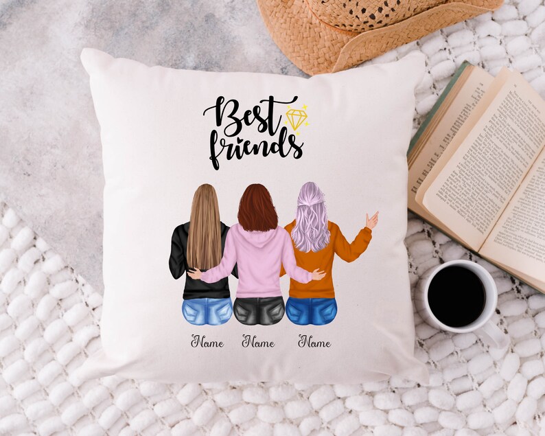 Best Friend Cushion Cover Personalized Cushion Perfect Etsy UK