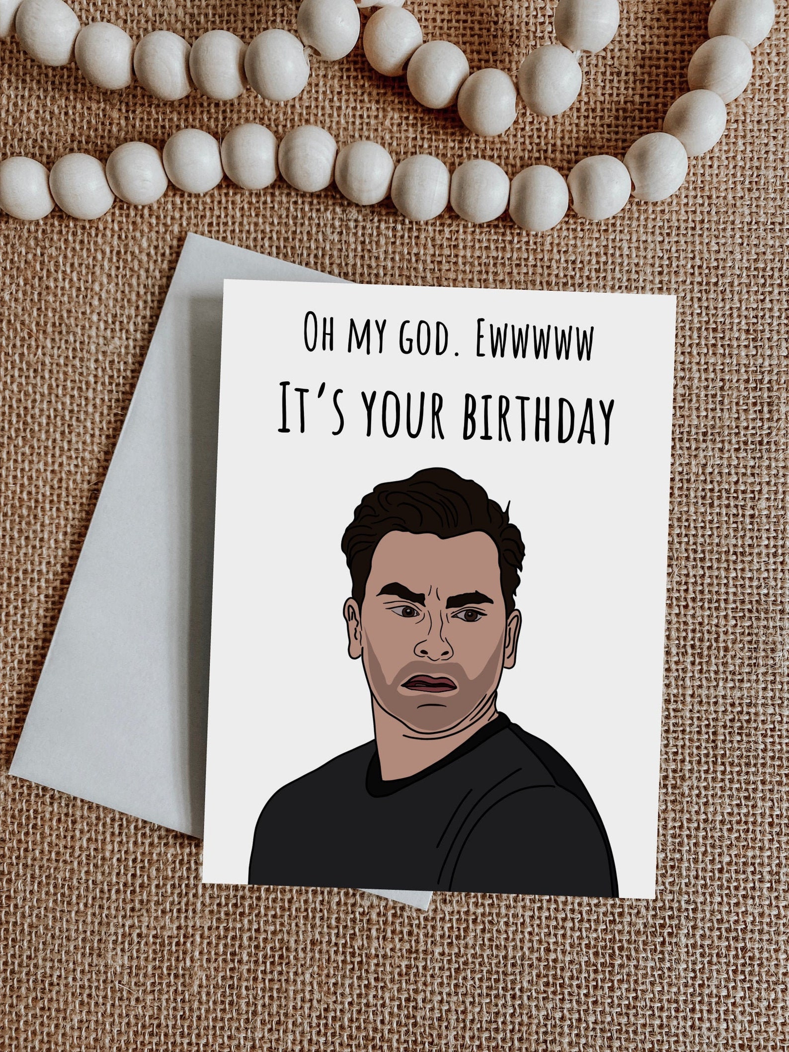 David Rose/ Schitts Creek Birthday Card/ Funny birthday / | Etsy