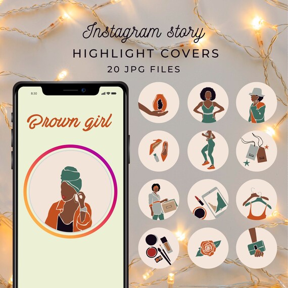 Afrian Girl Icons Black Girl Icons Lifestyle Instagram Etsy Afrian Girl Icons Black Girl Icons Lifestyle Instagram Etsy