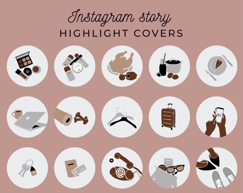 30 Instagram Highlight Covers Black Girl Woman Instagram - Etsy