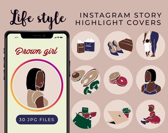Girl Insta Highlight Etsy