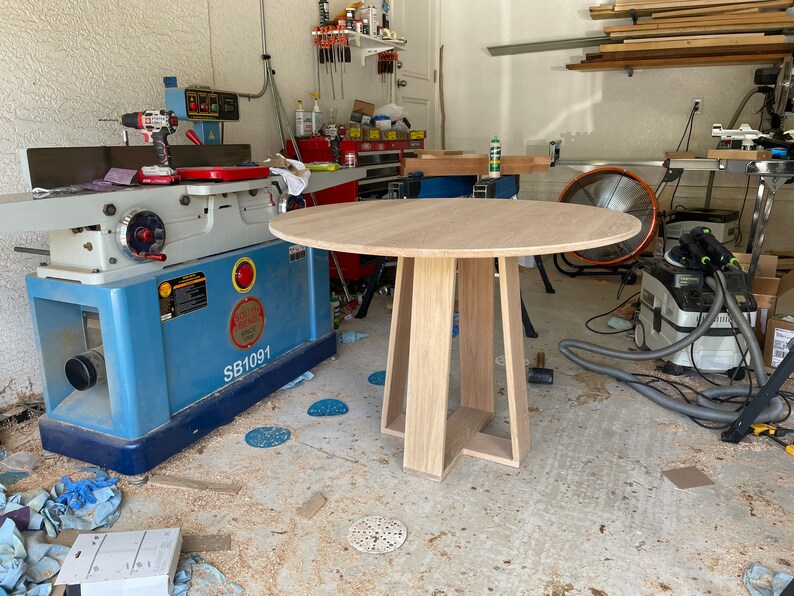 Mid Century Round Table | Modern Round Table | Custom Round Table ...