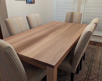 White Oak Table | Farm Table | Handmade Table | Solid White Oak | Solid Walnut | Solid Cherry