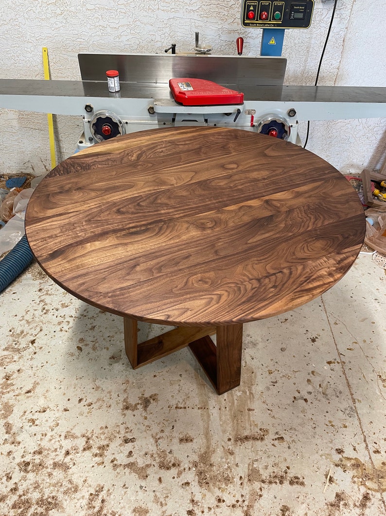 Mid Century Round Table | Modern Round Table | Custom Round Table ...