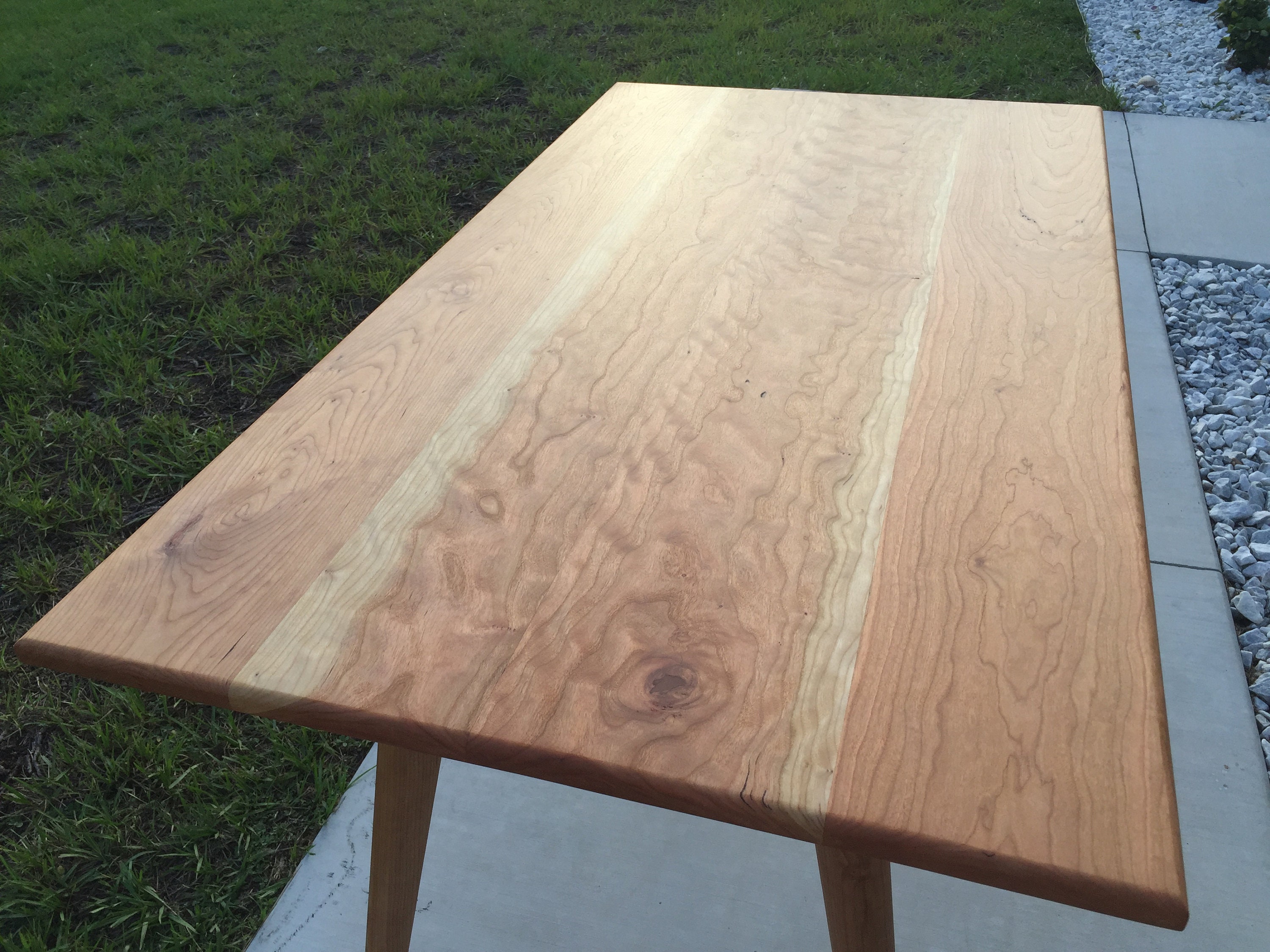 Cherry Table Top, Wood Desk Top, Solid Wood Table Top, Custom