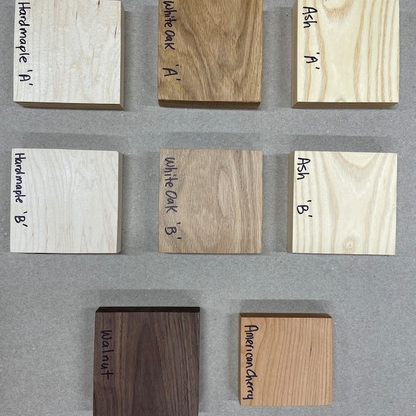 Hardwood Samples | White Oak | Cherry | Walnut | Ash | Maple