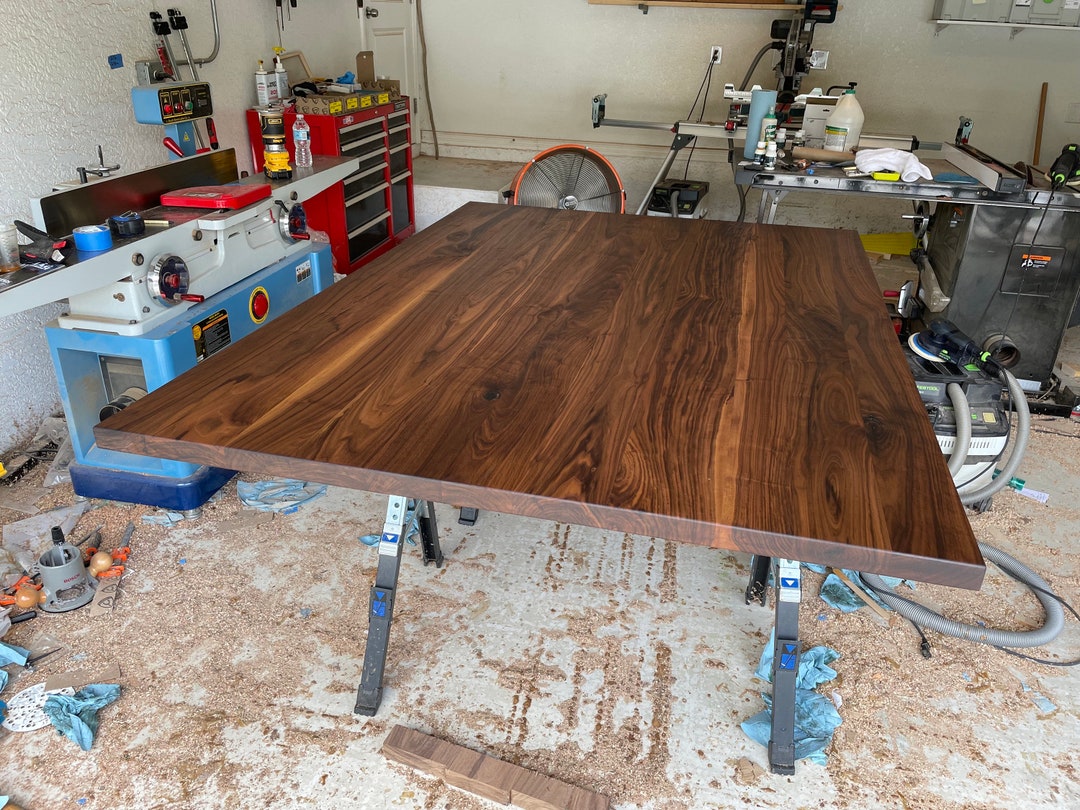 Solid Black Walnut Table Top Solid Black Walnut Desk Top Etsy