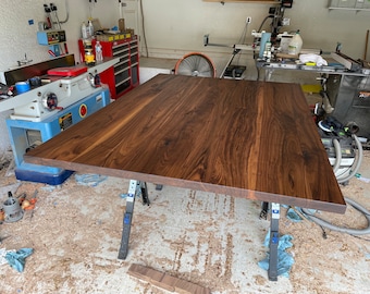Solid Black Walnut Table Top | Solid Black Walnut Desk Top| Custom | Free Delivery | Handmade | 48x24 | 60x28