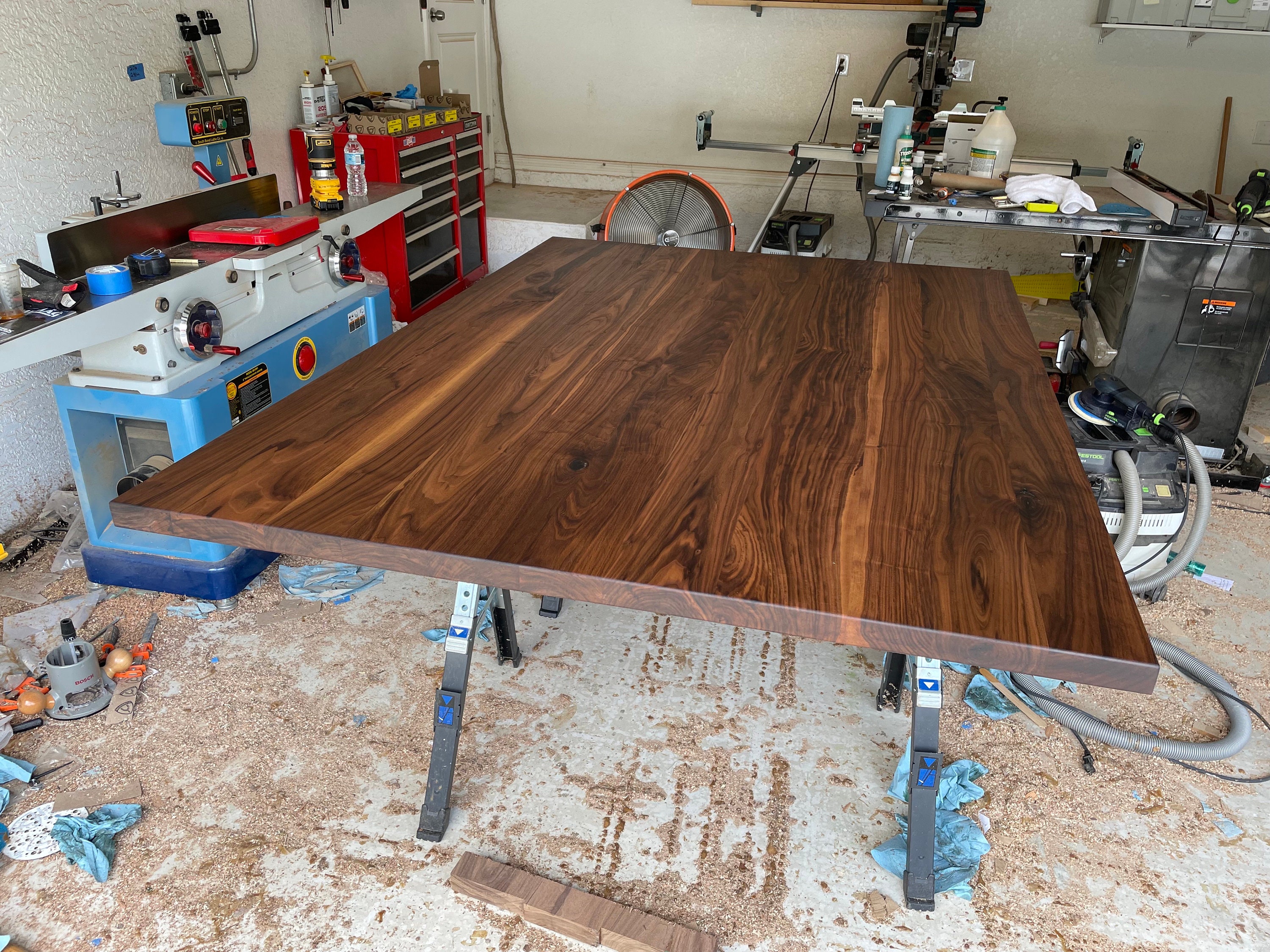 boku no table 【walnut】 Amazon.com: Howizz 60 x 25 in. Solid Wood Table Top, Dark