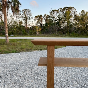 Modern Entry Table | Foyer Table | Hallway Table | Sofa Table | Solid White Oak | Solid Walnut | Solid Cherry | Handmade