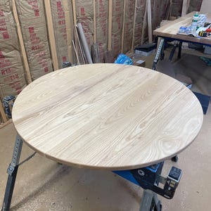 Round Ash Table Tops | Custom Round Table Tops | Free Delivery
