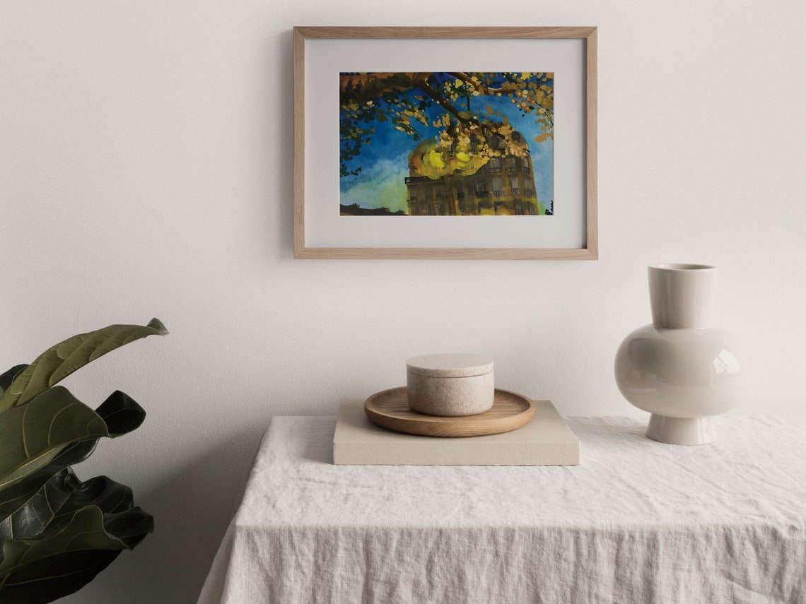 Printable Watercolor Landscape Wall Art Landscape Painting | Etsy