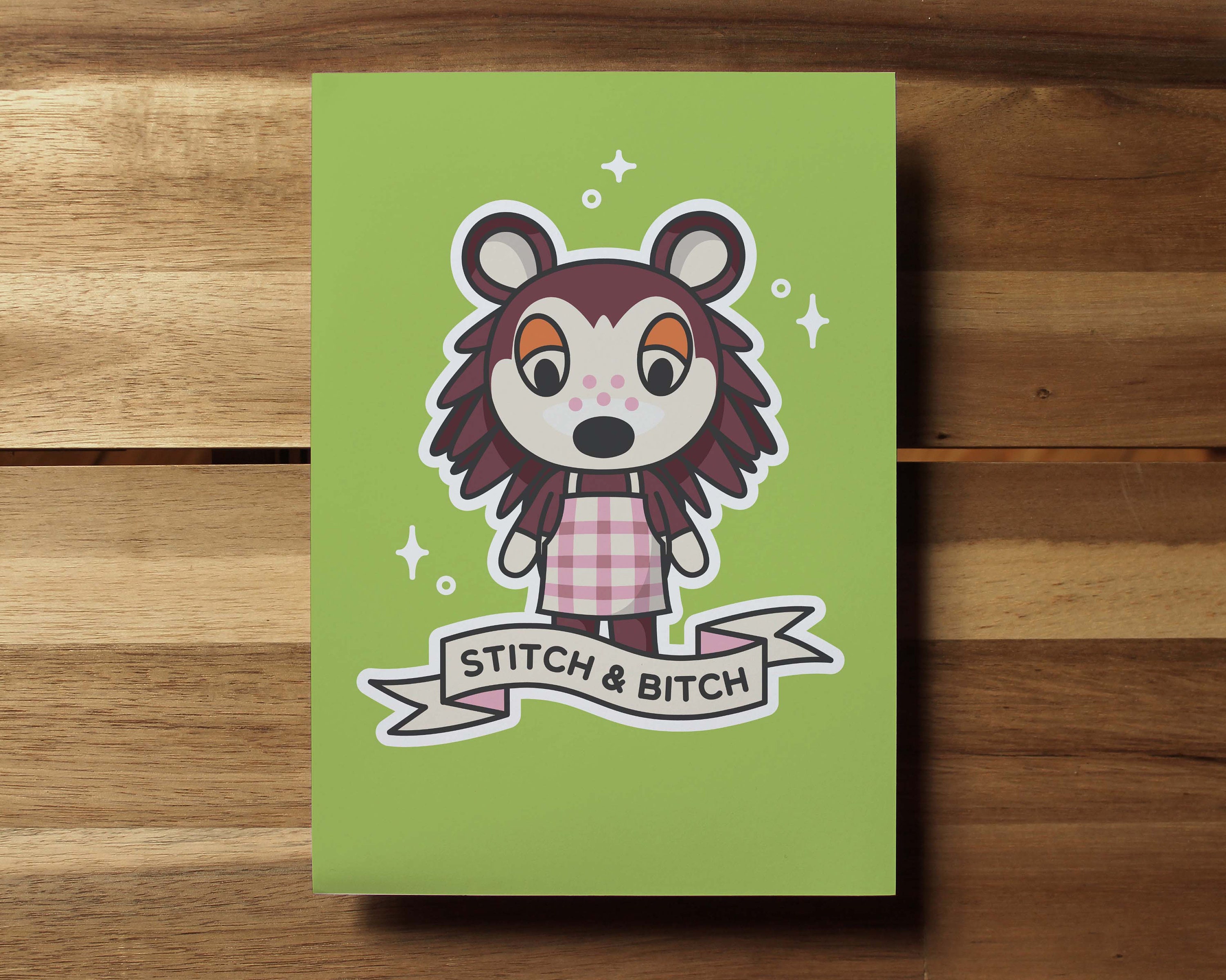 Sable Able Sisters Animal Crossing A5 Print - Etsy Sable Able Sisters Animal Crossing A5 Print - Etsy