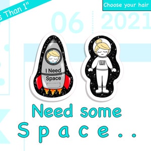 Besoin d’autocollants Space Planner, autocollants self care, autocollants Emotion, autocollants Space, autocollants santé mentale, autocollants temps Me, suivi des émotions