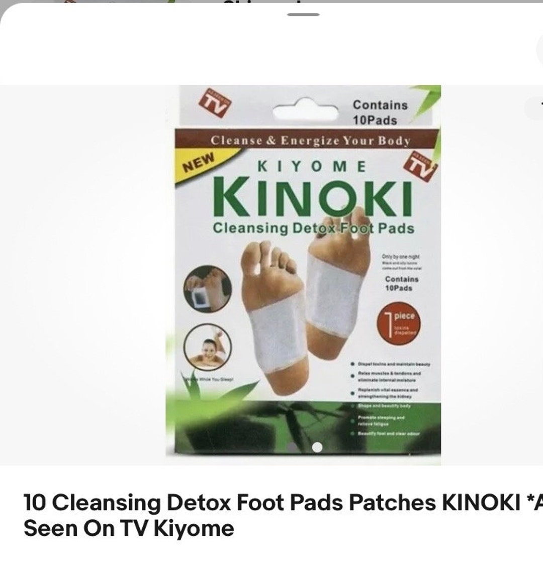 Patch Détox Et Bien-être Pour Les Pieds Kinoki - Pack De 10, Antimicrobien, Apaisant, Référence Kiyome PND-9889