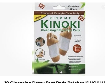 ALMOHADILLA PARA PIES KINOKI. Este producto es totalmente natural.