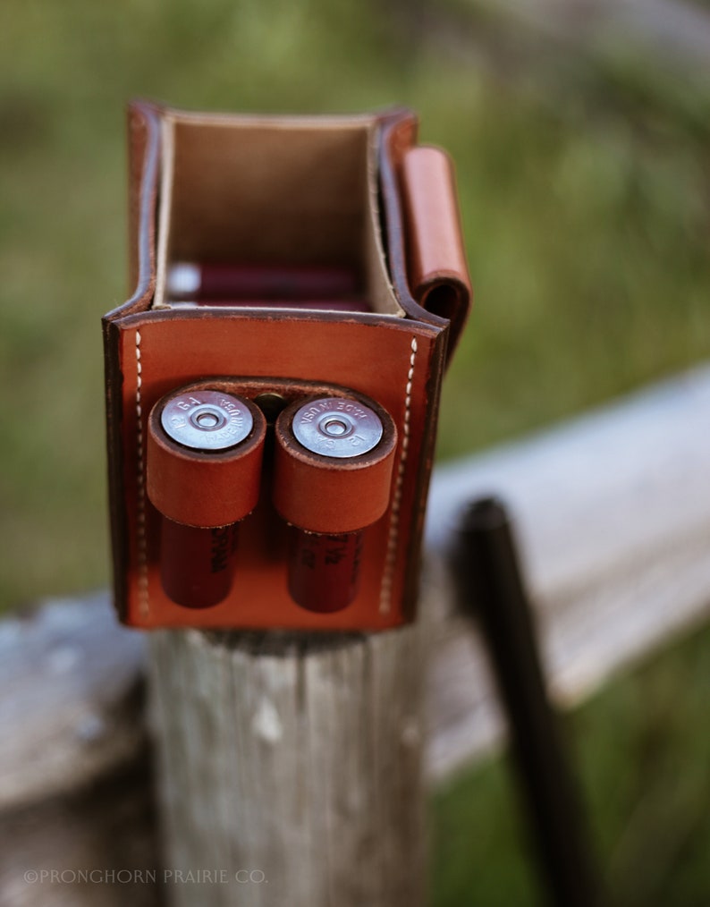 Leather Shotgun Shell Box Holder Perfect Gift For Etsy