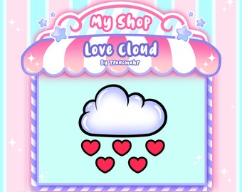 Love Cloud Emote for Twitch, Discord, Mixer and more !