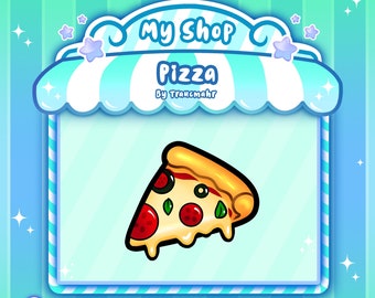 Yummy Pizza Emote for Twitch, Discord, Mixer and more !