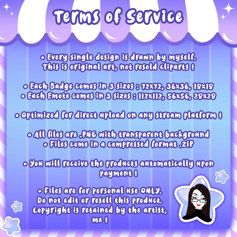 Cute Peach Panels for Streaming on Twitch and Others Streaming Twitch