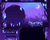 Twilight Whisper ANIMATED Stream Pack | Halloween Overlays, Scenes, Transitions, Alerts, Panels, Chat Boxes, Assets for Streamers Vtubers