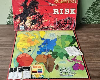 Vintage Risk Board Game, Dutch Version, 70s, Complete Family Game