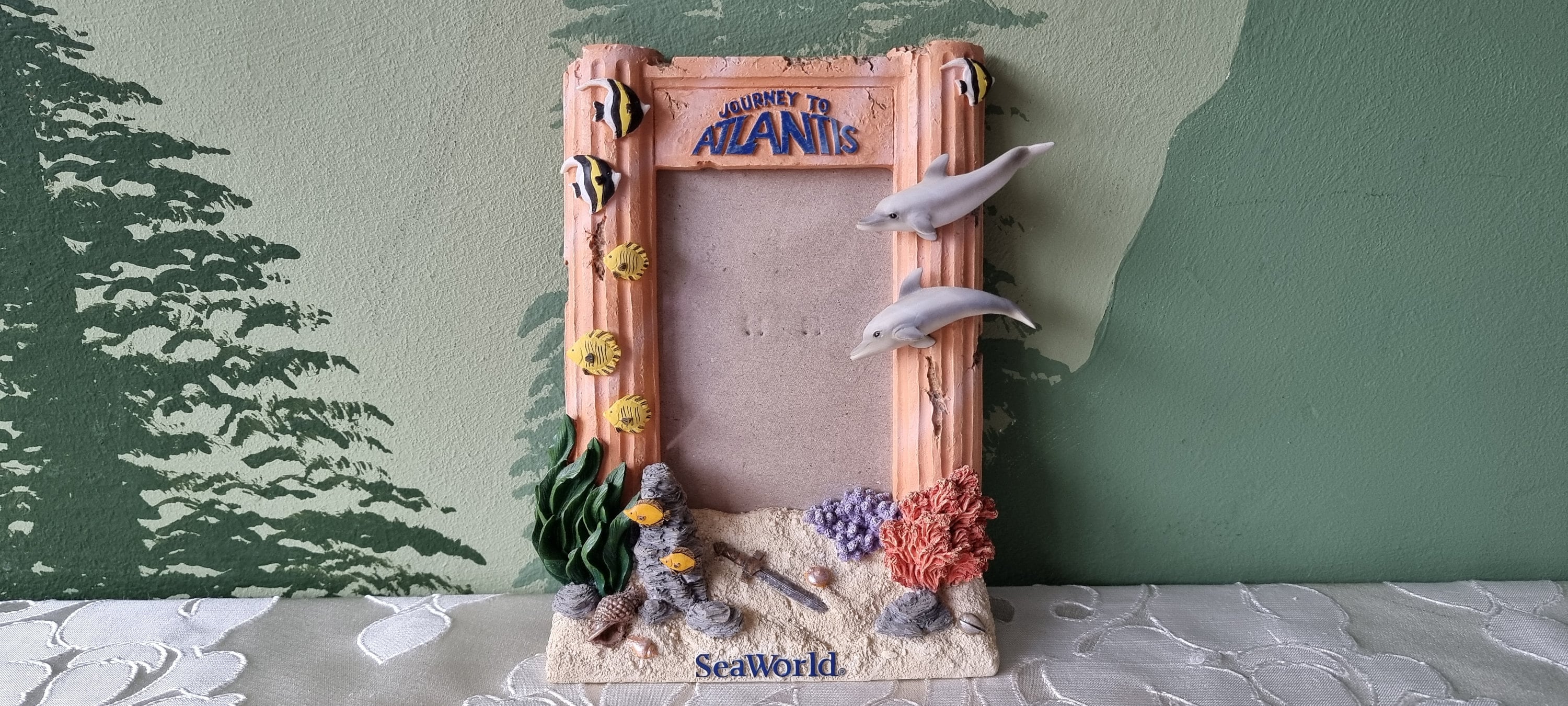Vintage Seaworld Merchandise Journey to Atlantis 3D Picture Frame