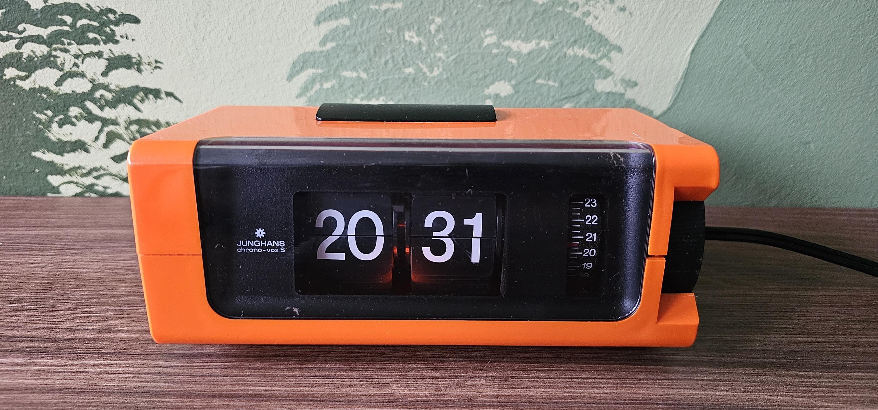 Vintage Junghans Flip Clock Chrono Vox S 70's 24h Flip Clock