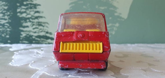 Spielzeug Auto rot klein Deko Plastik alt Vintage