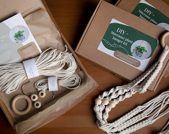 DIY Macrame Plant Hanger Kit: Beginner-Friendly with Video Tutorial